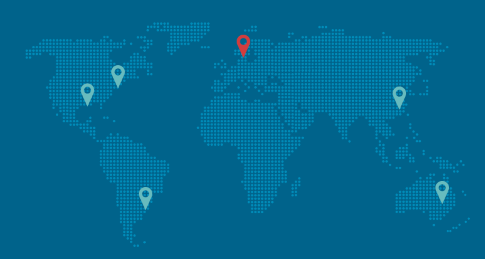 worldwide map offices globally